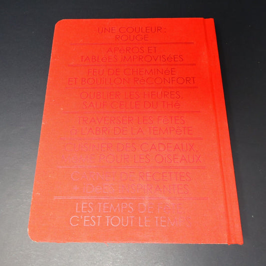 2013 Le Carnet Rouge de Josée Di Stasio Hardcover HC Flammarion Cuisine Recettes
