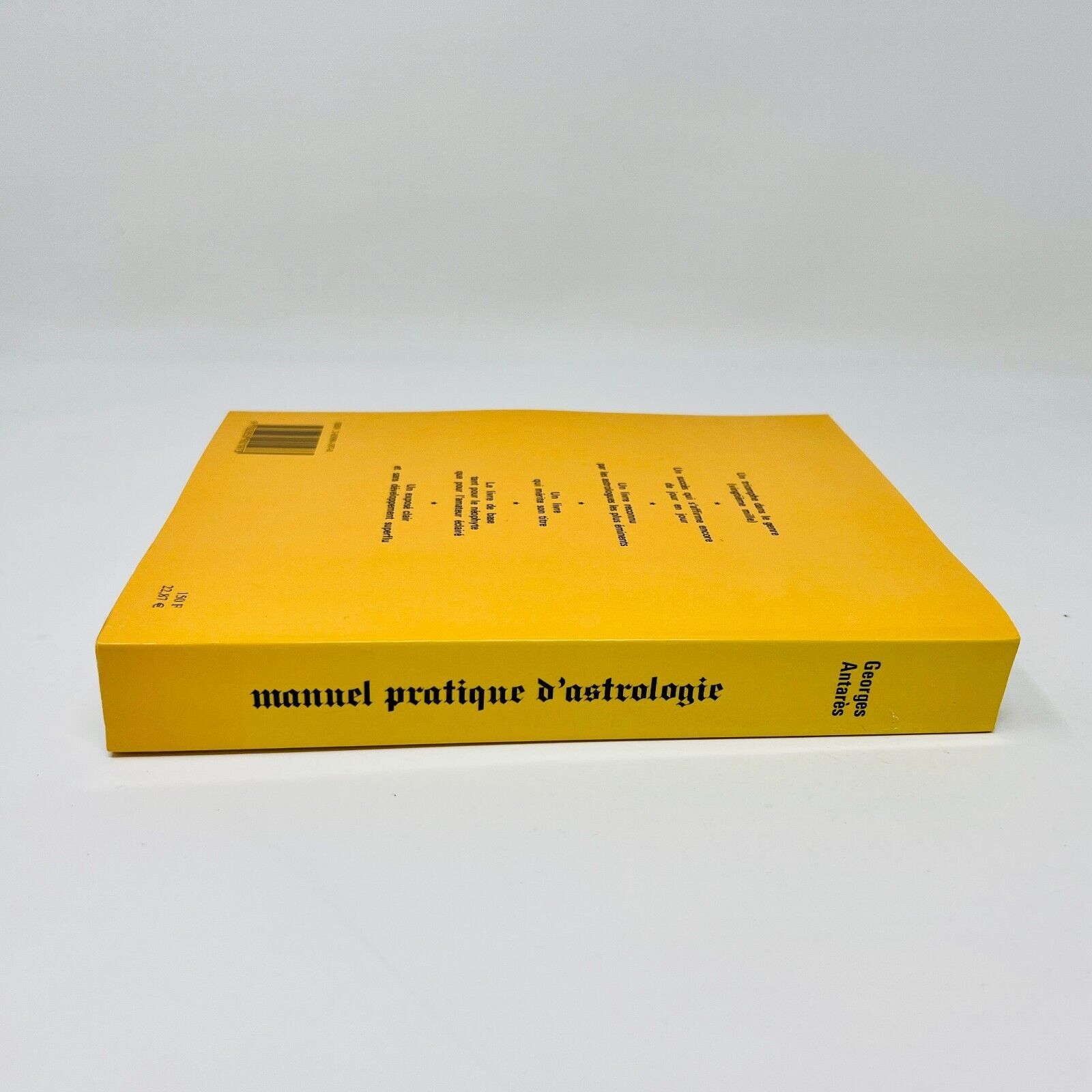 2000 Manuel Pratique d'Astrologie de Georges Antarès Éditions Bussière Français