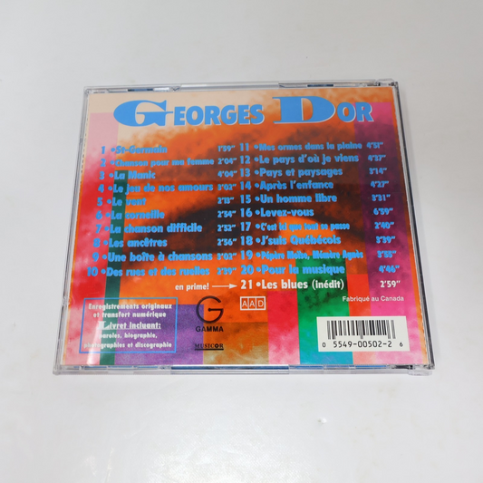 Georges Dor Québec Love La Collection CD St-Germain/La Manic/Le Vent/Levez-Vous