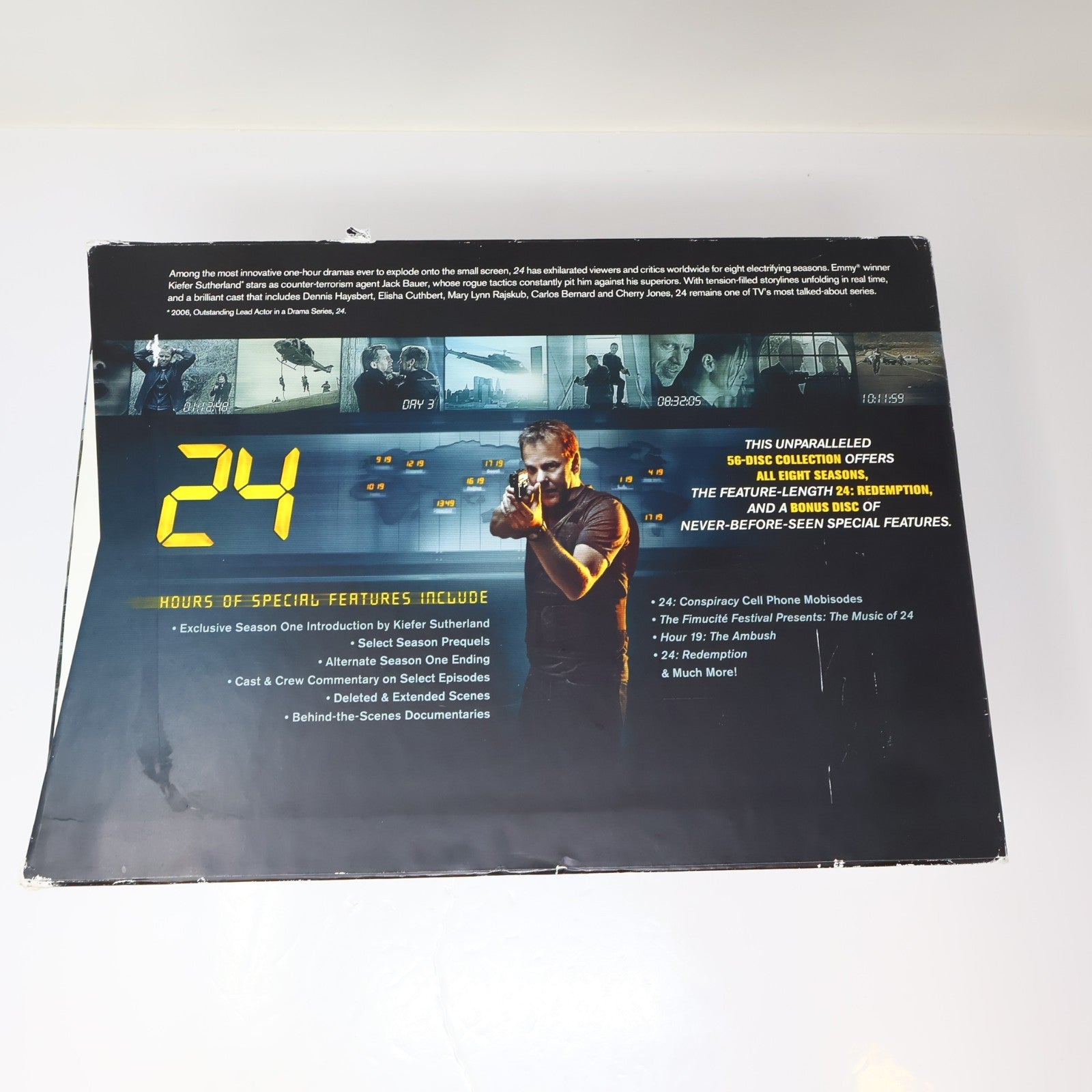 24 The Complete Series DVD Season 1-8 + Redemption + Bonus NTSC 56-Disc English