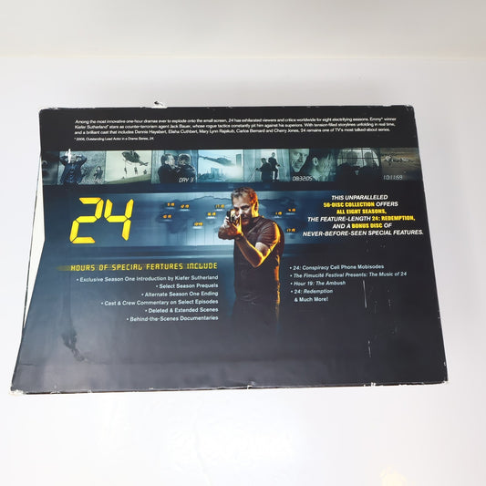 24 The Complete Series DVD Season 1-8 + Redemption + Bonus NTSC 56-Disc English