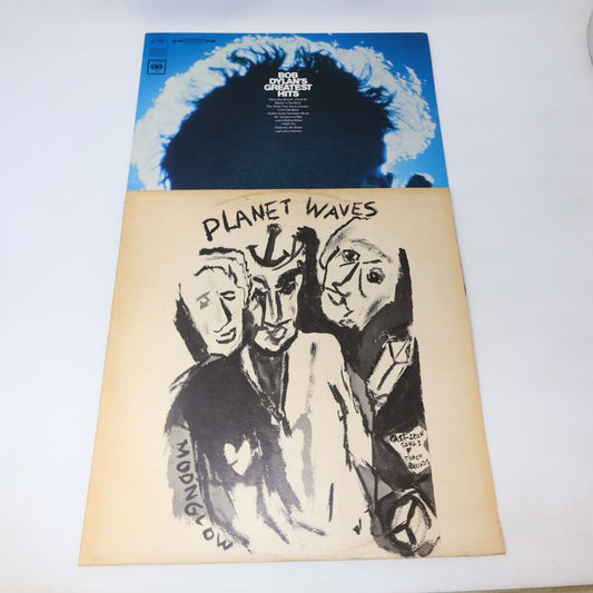 Bob Dylan's Greatest Hits + Planet Waves Lot of 2 LP Records VPC 9463 7ES-1003