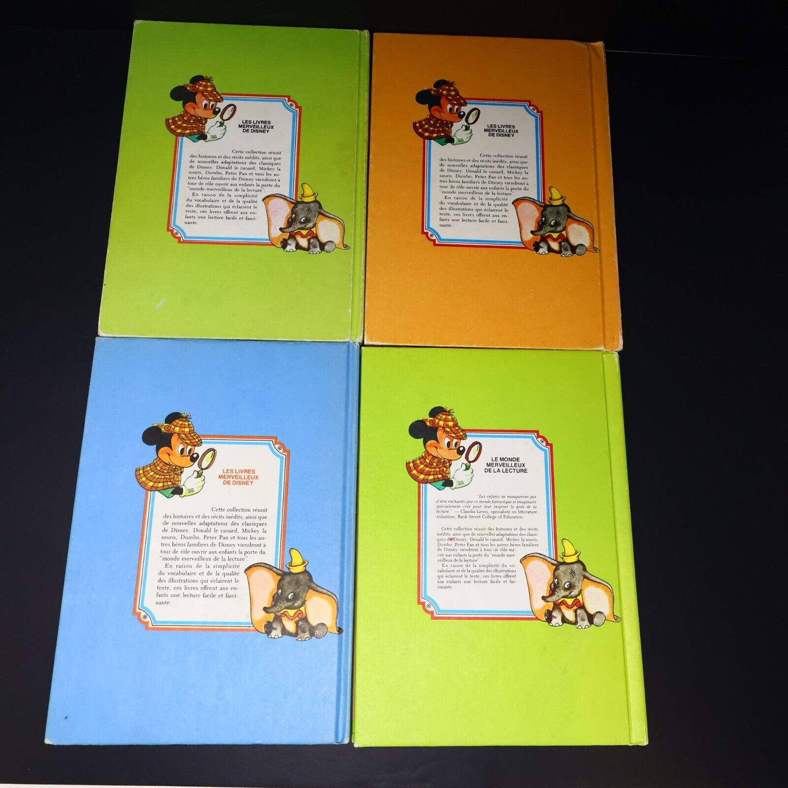 50x Livres Merveilleux de Disney Donald Mickey 70-80s Livre Loisirs Lot Français