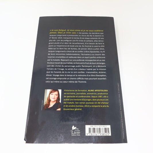 Jacques Languirand Le cinquième chemin Aline Apostolska 2014 Quebec Biographie