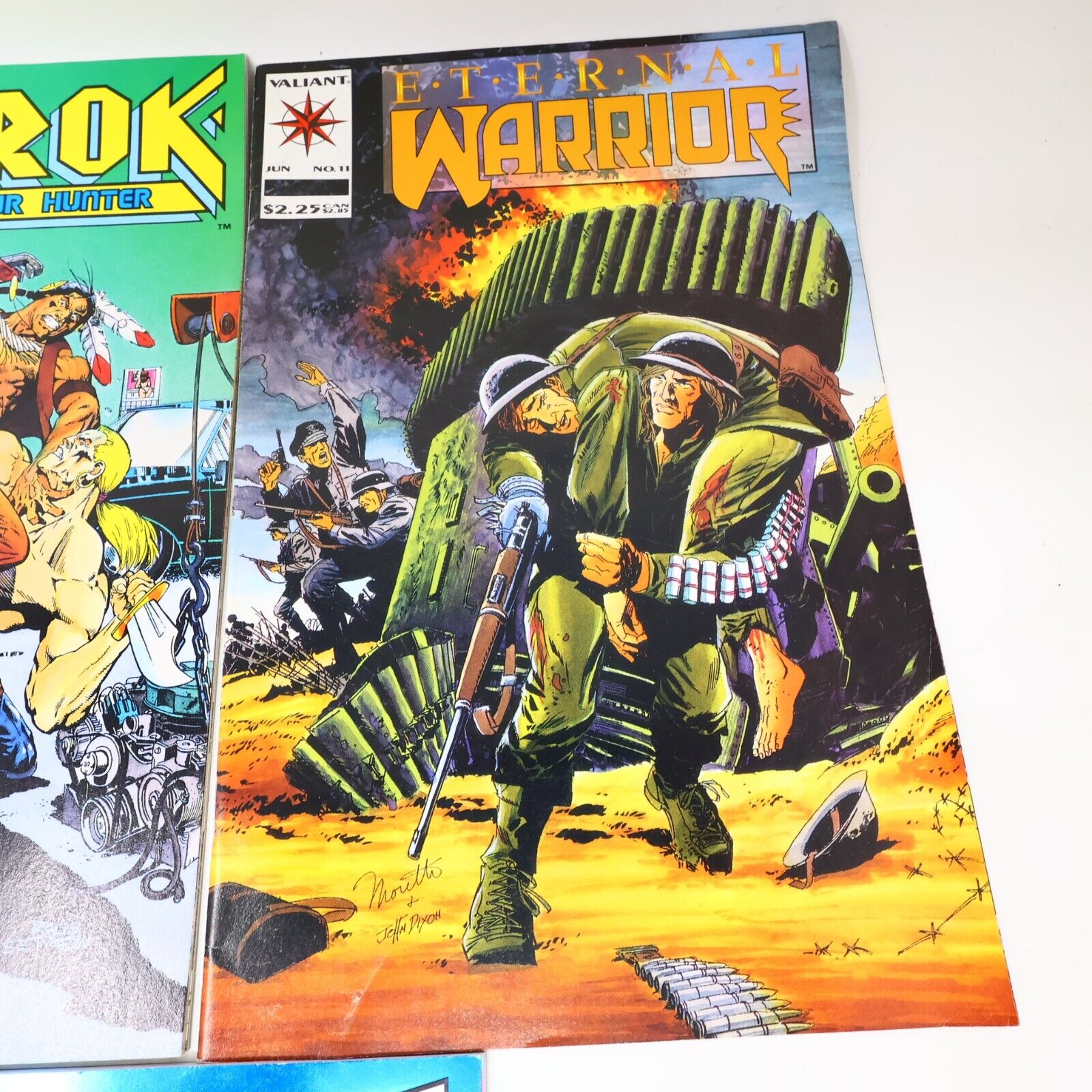 Lot 5 Mixed Valiant Comics Bloodshot Deathmate Turok Shadow Eternal Warrior 90s