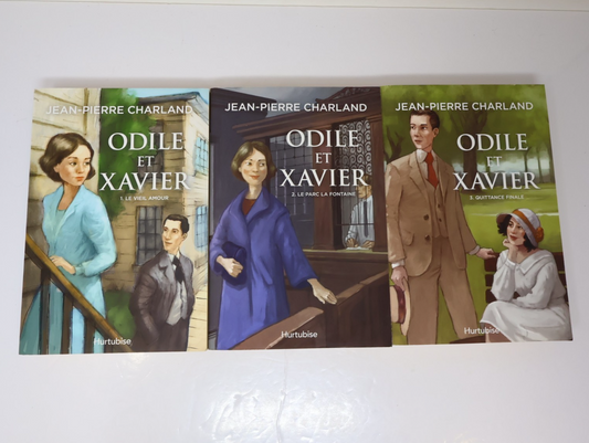 Odile et Xavier #1-3 Série Complète Lot 3 Livres Jean-Pierre Charland Français