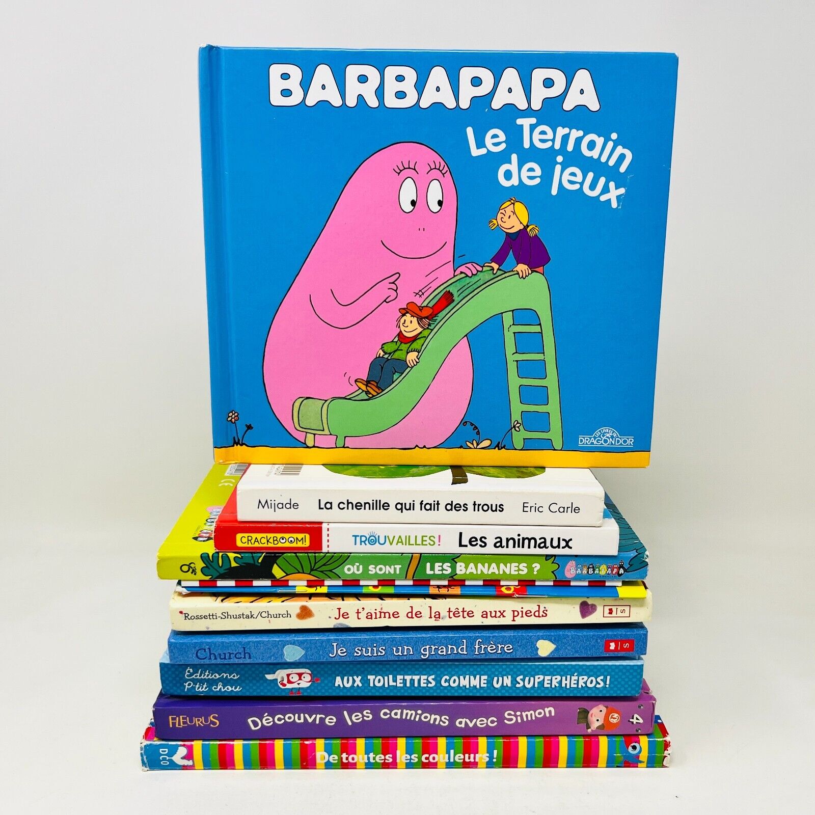 11x Livres Petite Enfance en Français/Very Young Children Books Lot in French