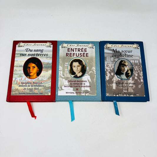 Cher Journal Du Sang sur nos Terres/Entrée Refusée/Ma Soeur Orpheline Lot Livres