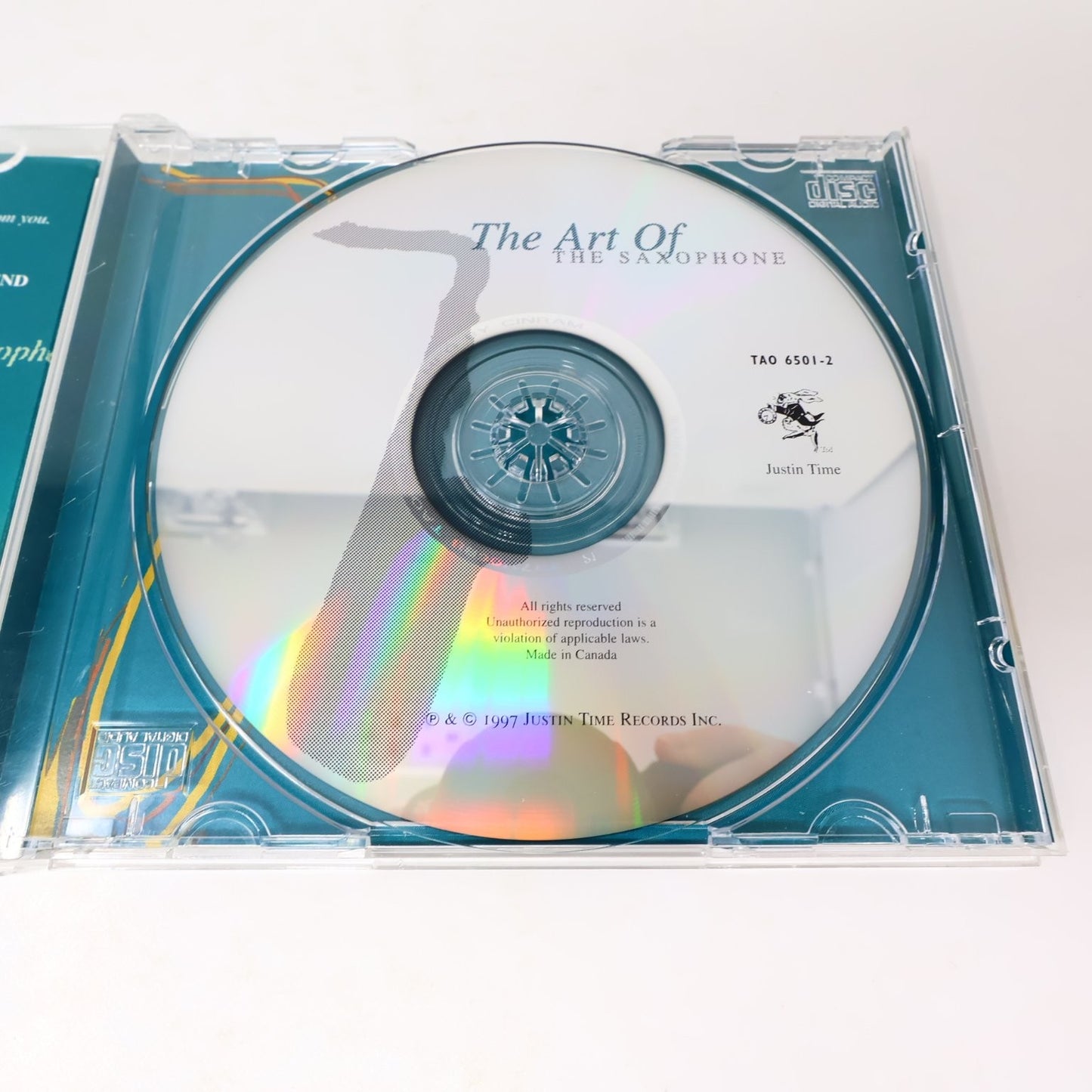 The Art Of The Saxophone CD 1997 Jazz Justin Time Records Canada