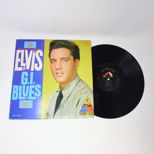 Elvis Presley G. I. Blues LP Record Vinyl RCA Victor LPM-2256 Canada 1960 Mono