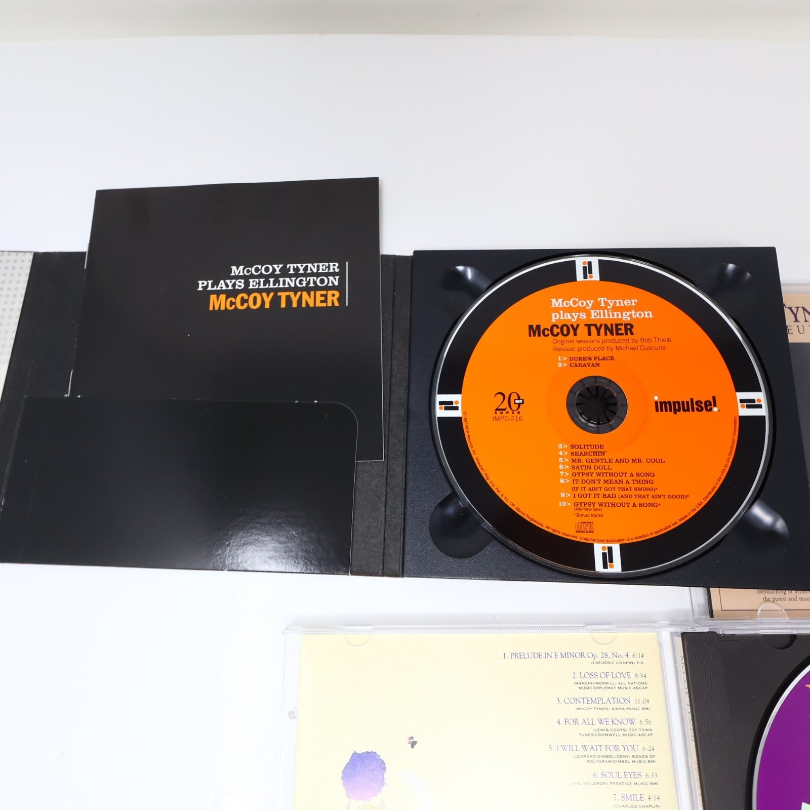 McCoy Tyner 3 CD Lot Plays Ellington/Prelude And Sonata/New York Reunion 90s