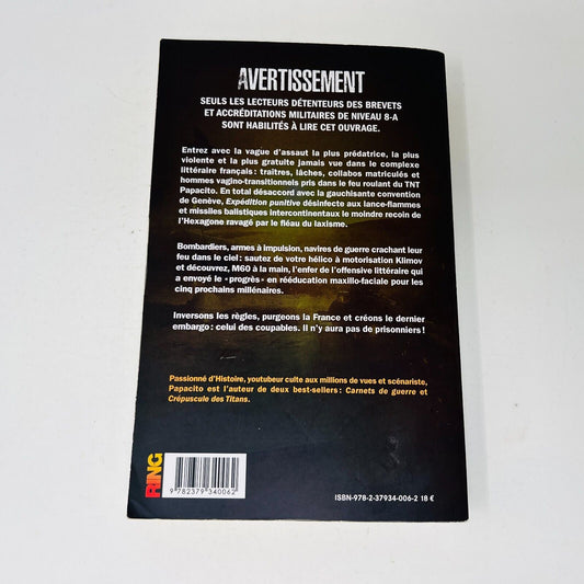 2020 Expédition Punitive Journal Satirique de Papacito Livre Ring en Français