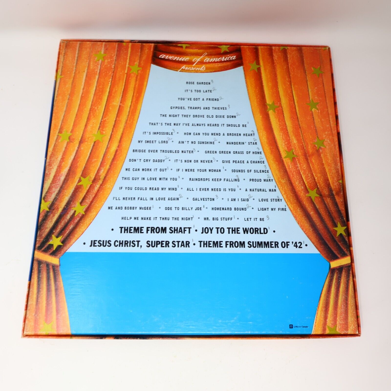 Avenue Of America Presents Grammy Awards 1972 3 LP Record Box Set AVE 3-3702