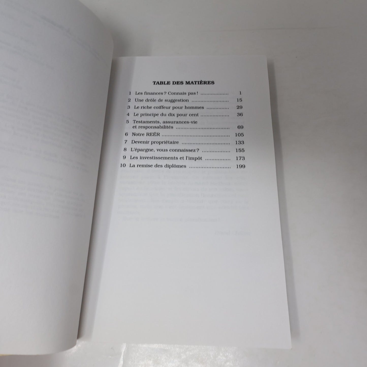 Un Barbier Riche David Chilton Trécarré 1997 PB Français French Affaires Livre
