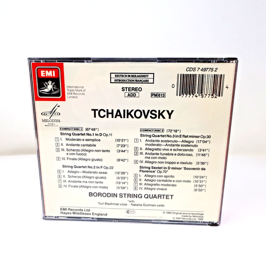 Tchaikovsky Borodin String Quartets 1-3 Souvenir de Florence/Streichquartette CD