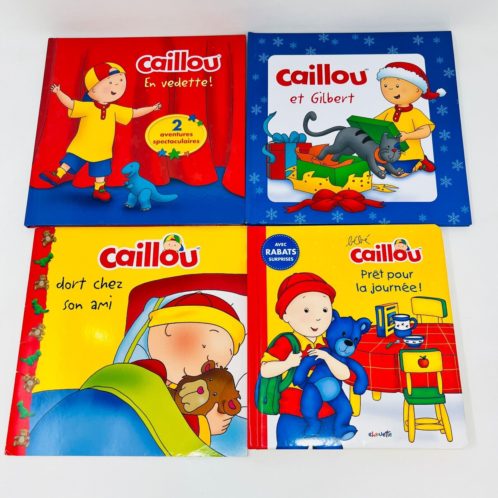 8x Caillou Jeunes Enfants Histoires Français Lot Livres Young Children French