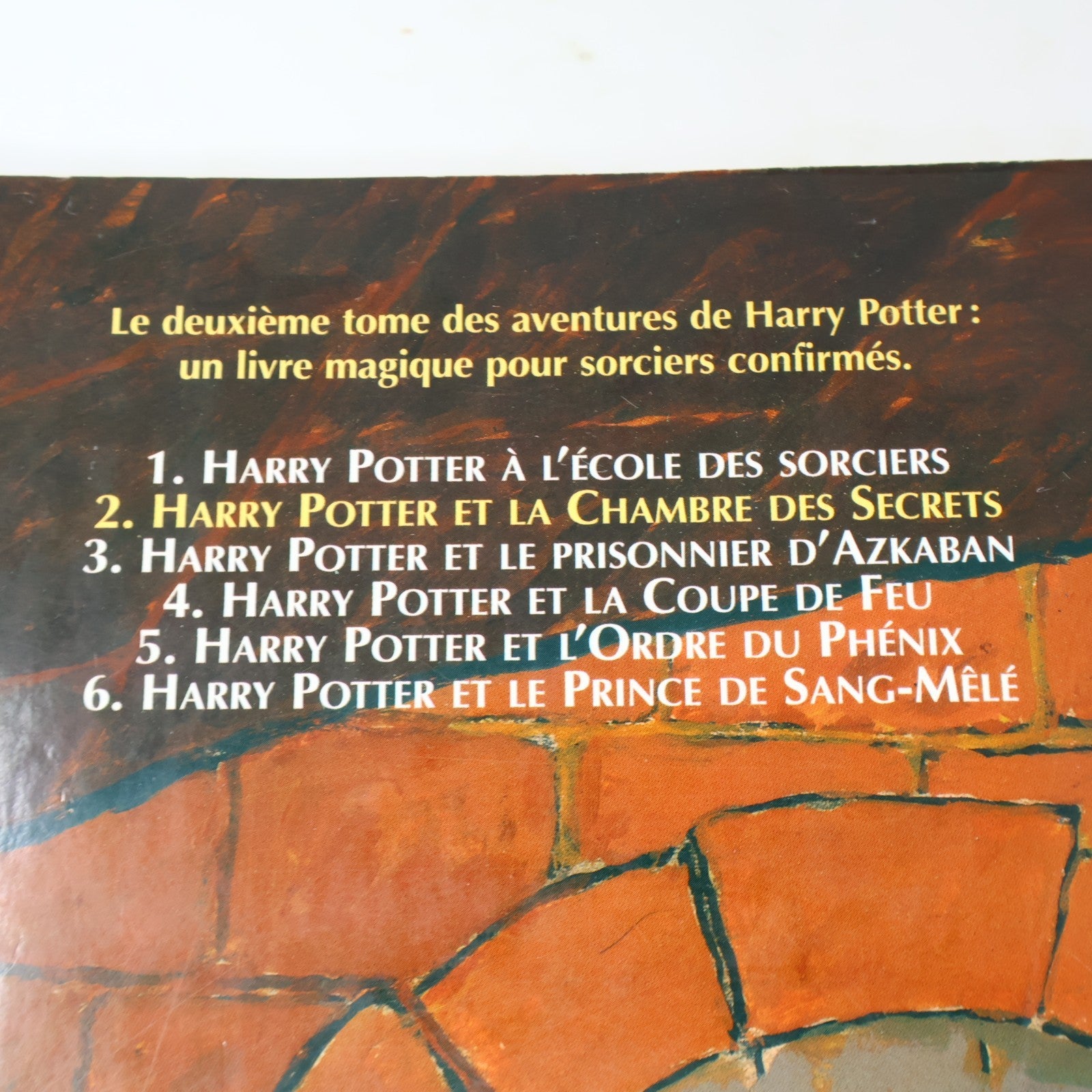 Harry Potter et la Chambre des Secrets Grand Format J.K. Rowling 2000 PB Livre