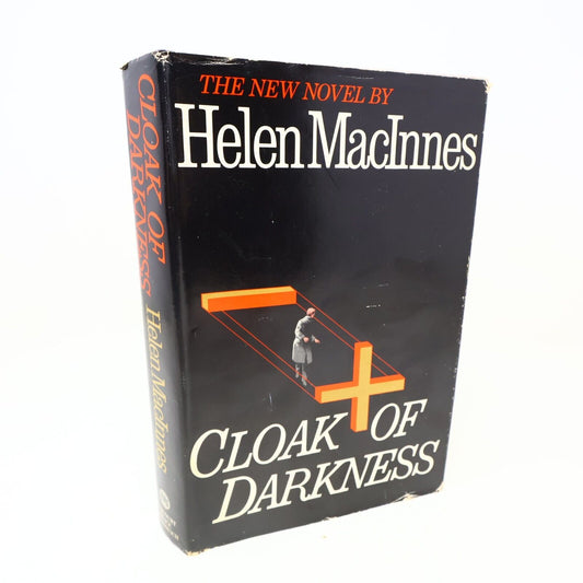 1982 Cloak of Darkness Helen Macinnes Thriller Mystery Espionage Harcourt Book