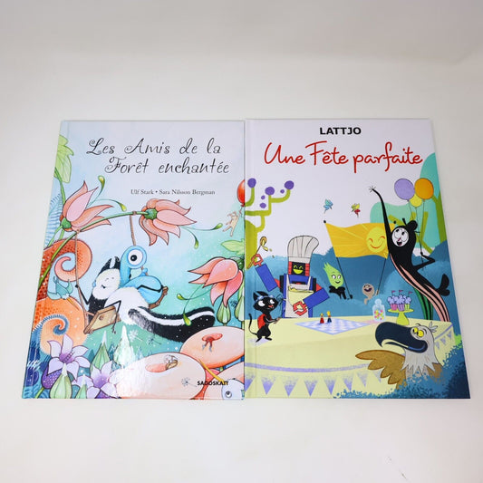 Lot 3 Livres Ikea Jeunes Enfants Fête Parfaite/Amis de la Forêt Enchantée French