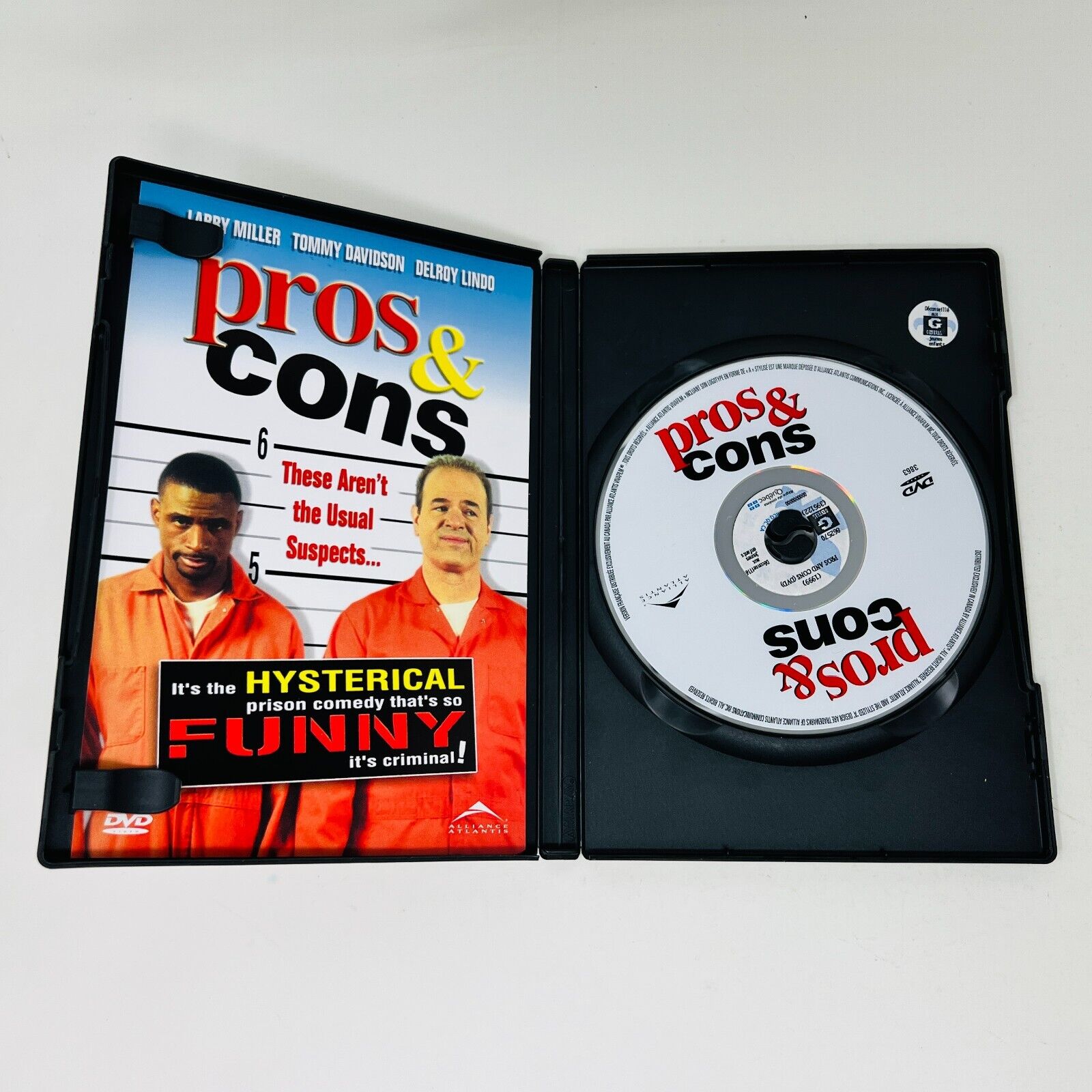 Pros & Cons DVD Comedy Tested Larry Miller/Tommy Davidson/Delroy Lindo NTSC