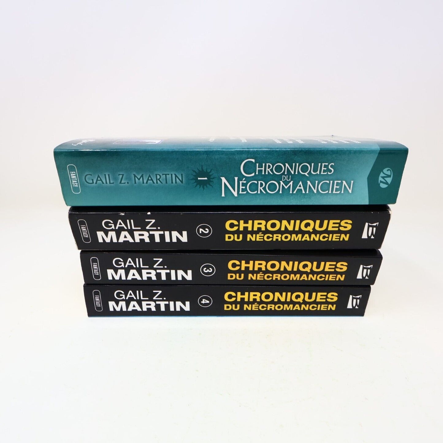 Lot 4 Livres Chroniques du Nécromancien #1-4 Gail Z. Martin Fantasy Français PB