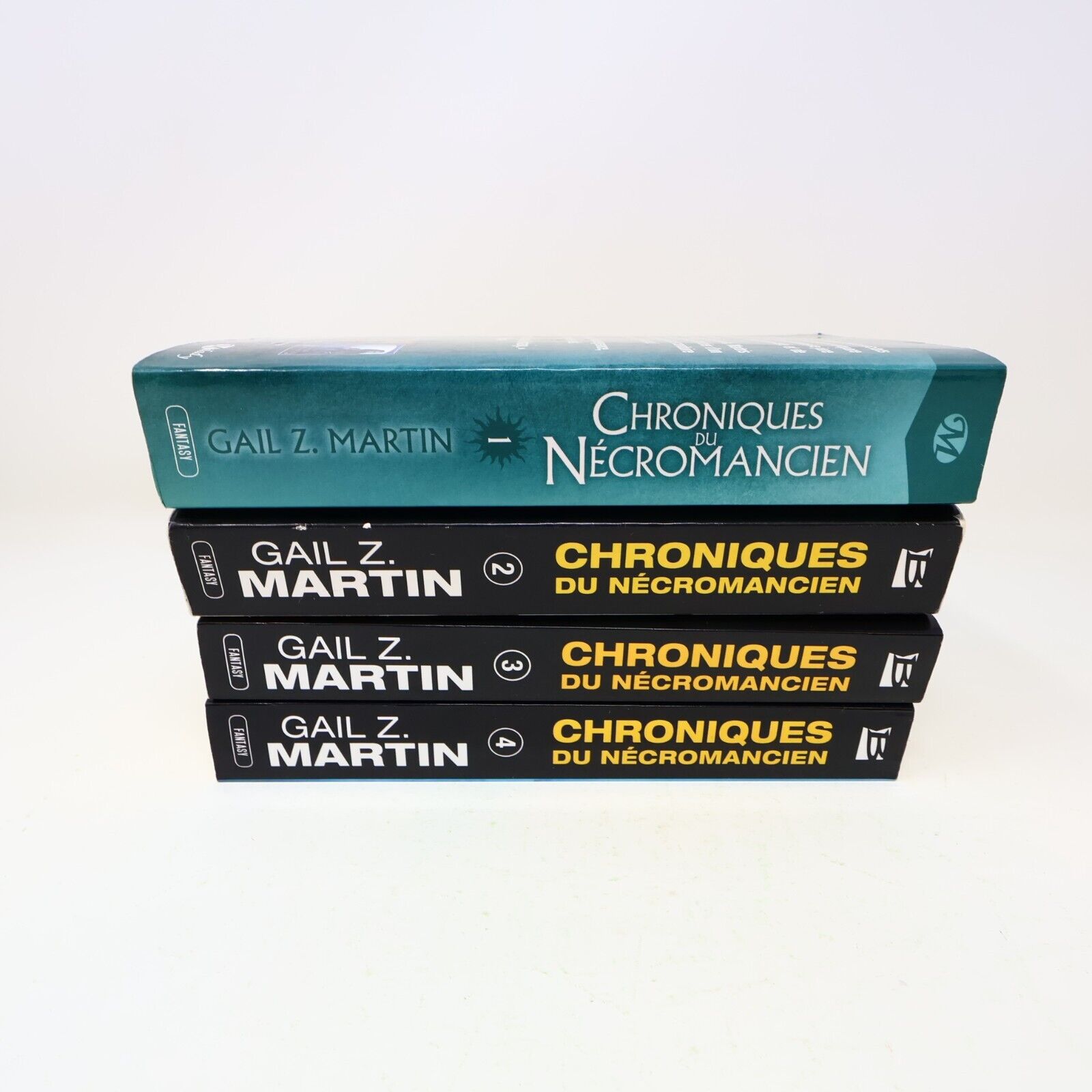 Lot 4 Livres Chroniques du Nécromancien #1-4 Gail Z. Martin Fantasy Français PB
