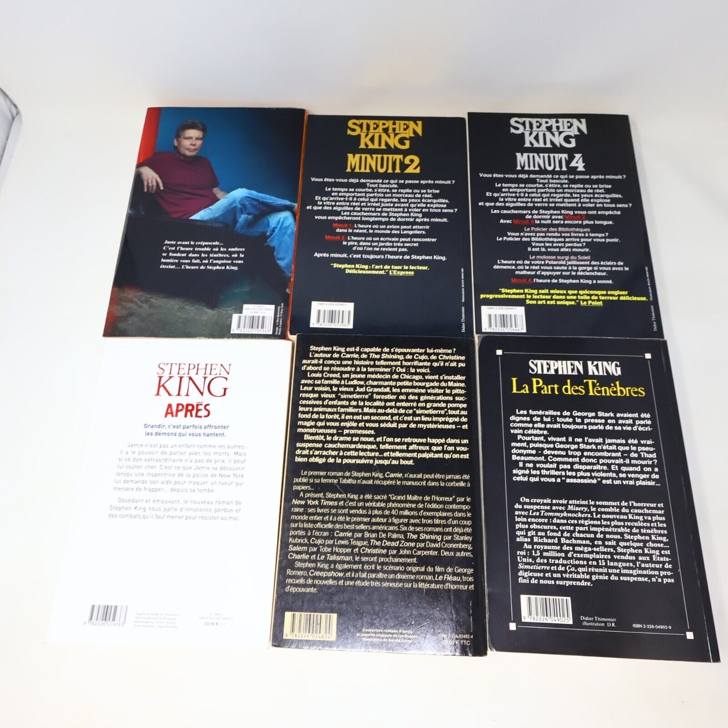 Lot 11 Livres Stephen King Albin Michel/JCL Simetierre Insomnie Horreur French