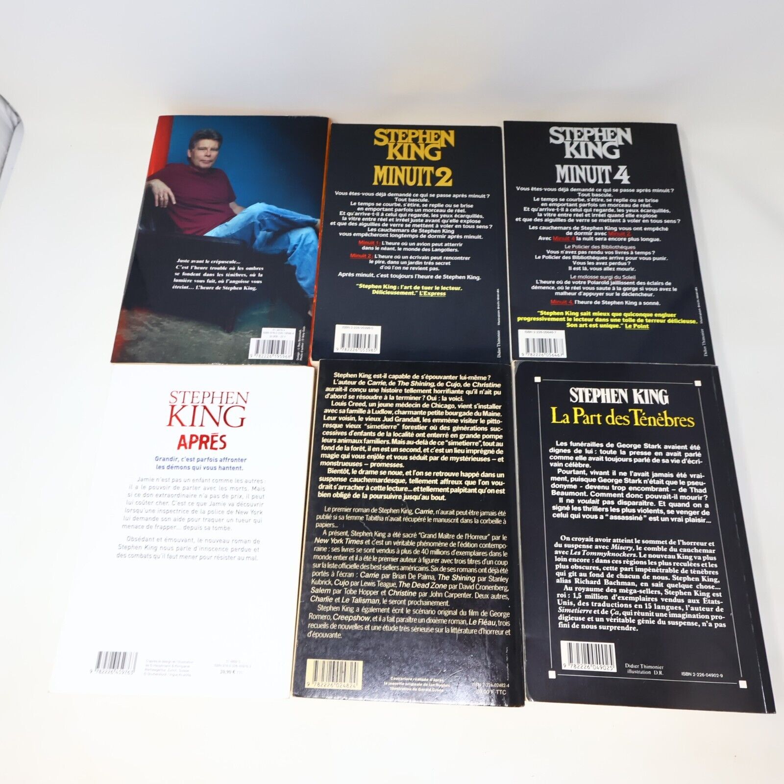 Lot 11 Livres Stephen King Albin Michel/JCL Simetierre Insomnie Horreur French
