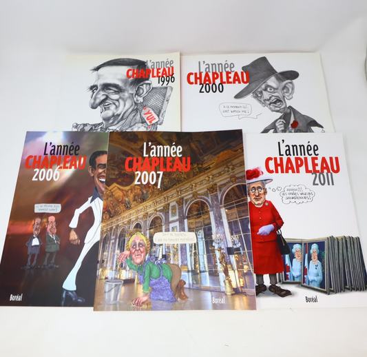 Lot 5 L'Année Chapleau Serge Chapleau Livres Caricatures Humour Français Boréal