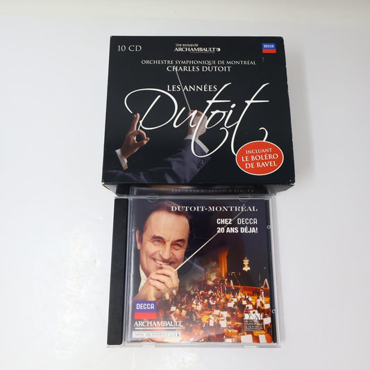 Charles Dutoit Lot 2 CD Dutoit-Montréal Chez Decca 20 Ans Déjà/Les Années Dutoit