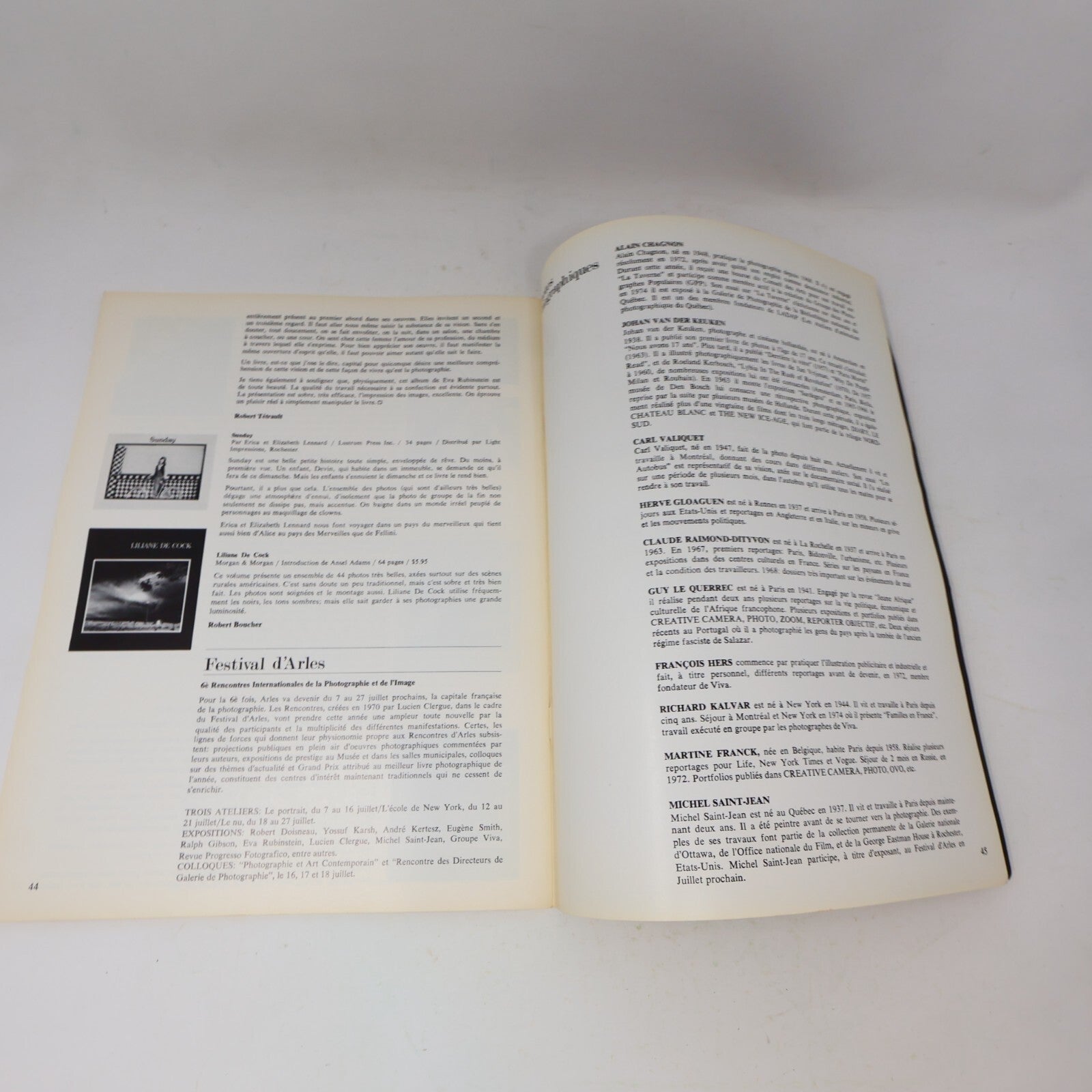 Ovo Photo #20-21 Walker Evans Disraëli Alain Chagnon Art Photographie Québec Lot