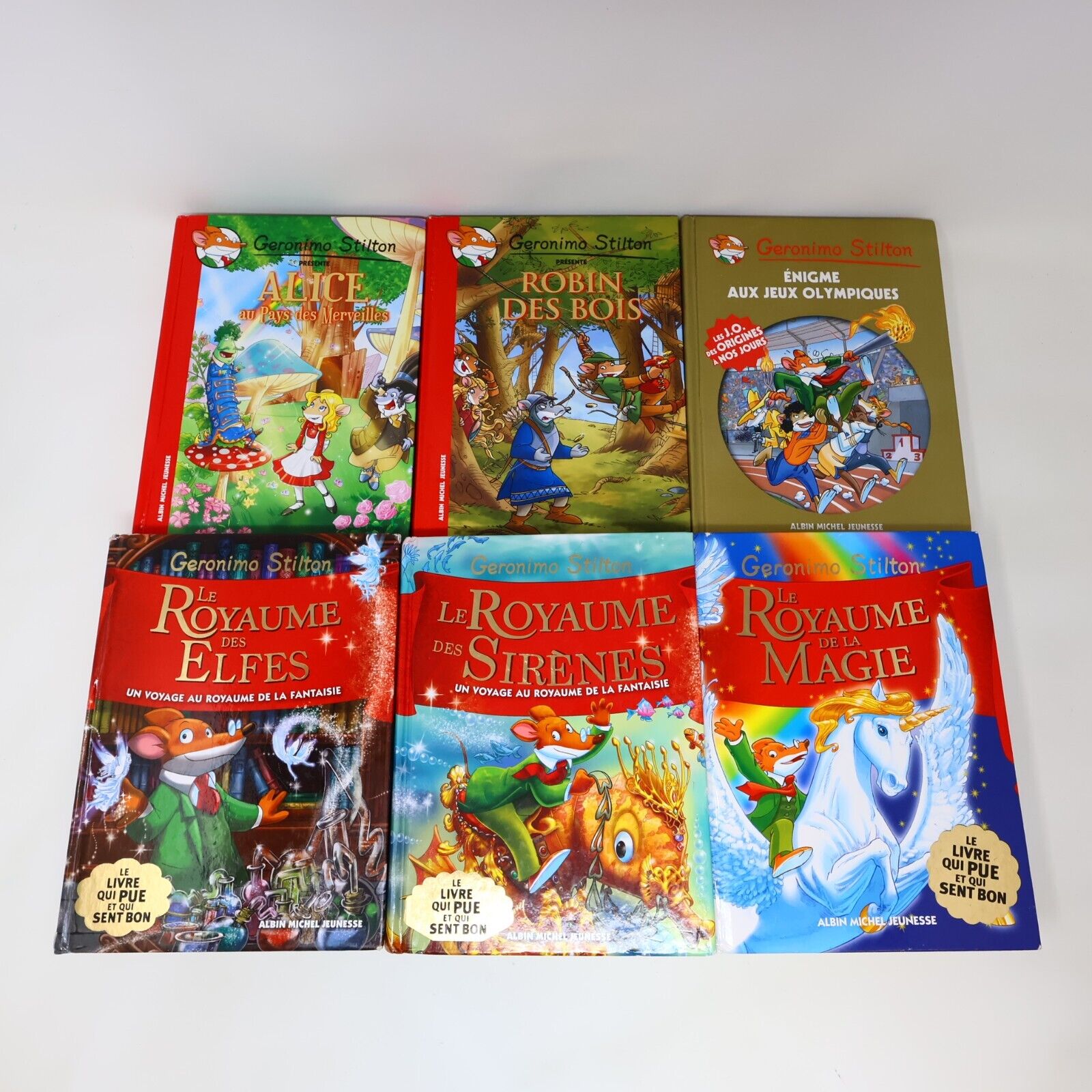 15x Geronimo Stilton Voyage dans le Temps Royaume des Rêves Lot Livres Français
