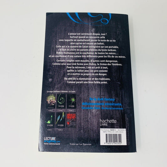 2015 Dangereuses Trahisons Livre Black Moon Kami Garcia/Margaret Stohl Français