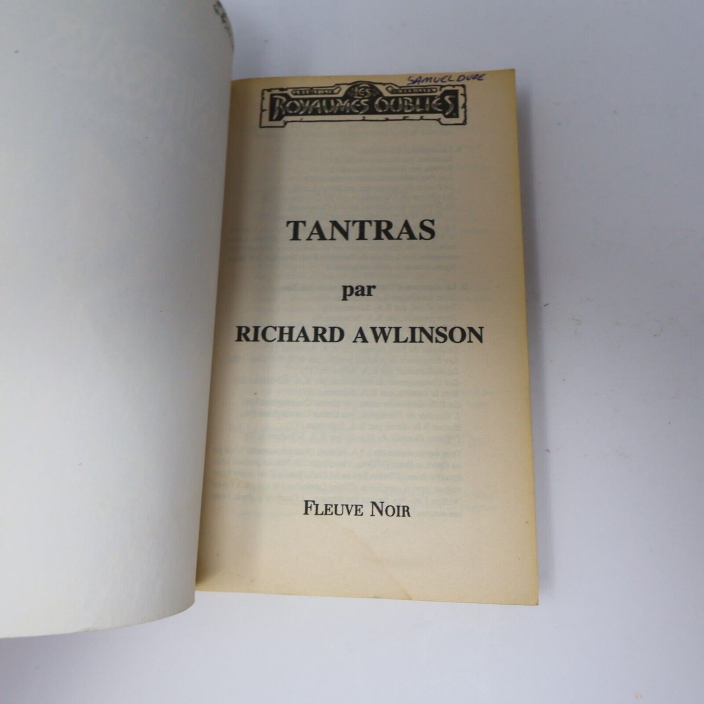 2003 Royaumes Oubliés #2 Tantras La Trilogie des Avatars Forgotten Realms Livre