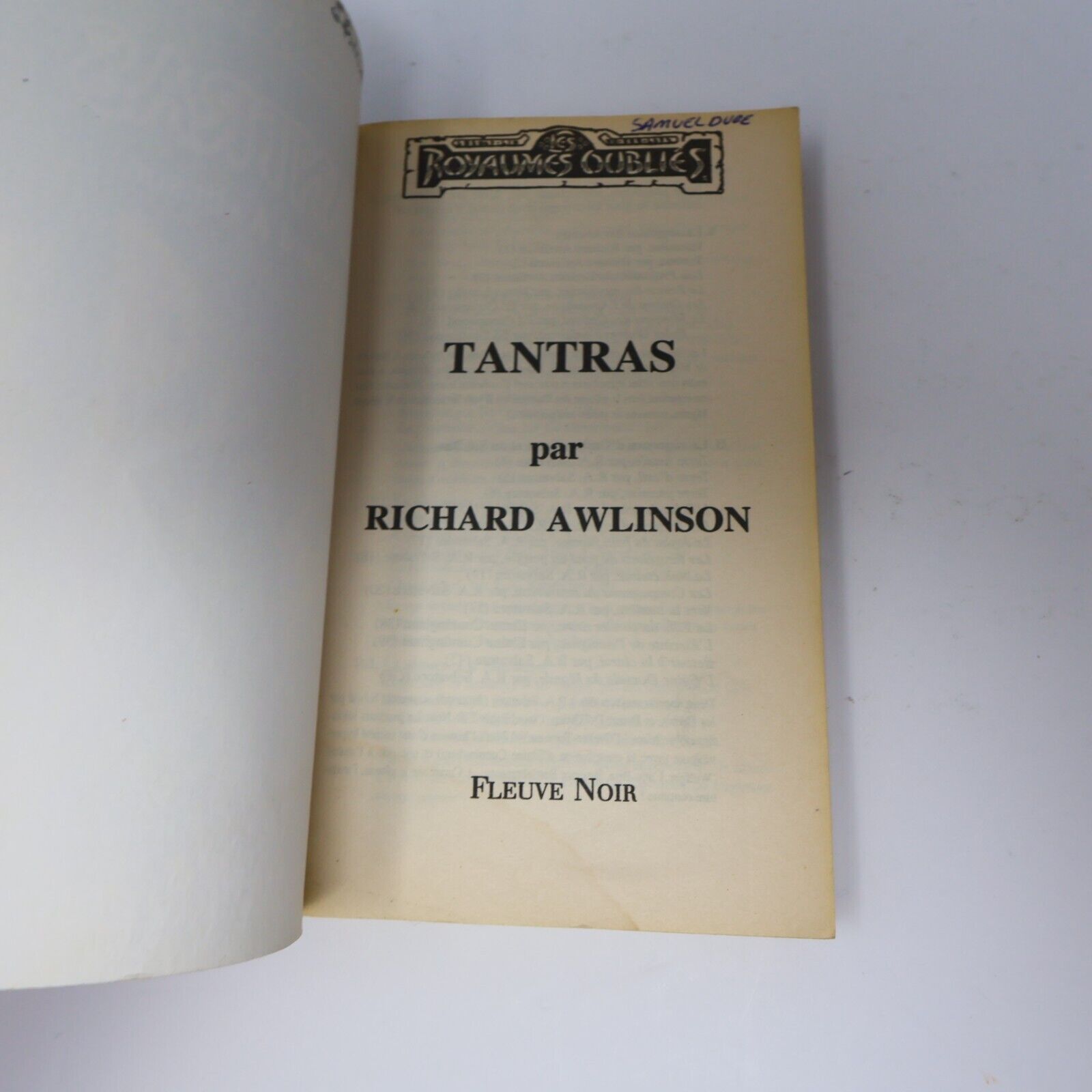 2003 Royaumes Oubliés #2 Tantras La Trilogie des Avatars Forgotten Realms Livre