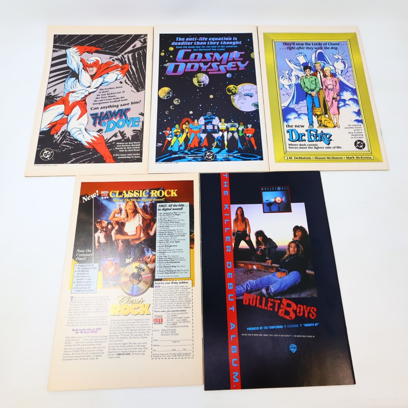 Lot 5 Comics Checkmate #6-7, 9, 13 Kupperberg/Erwin/Hoberg/Vey DC 1988-89