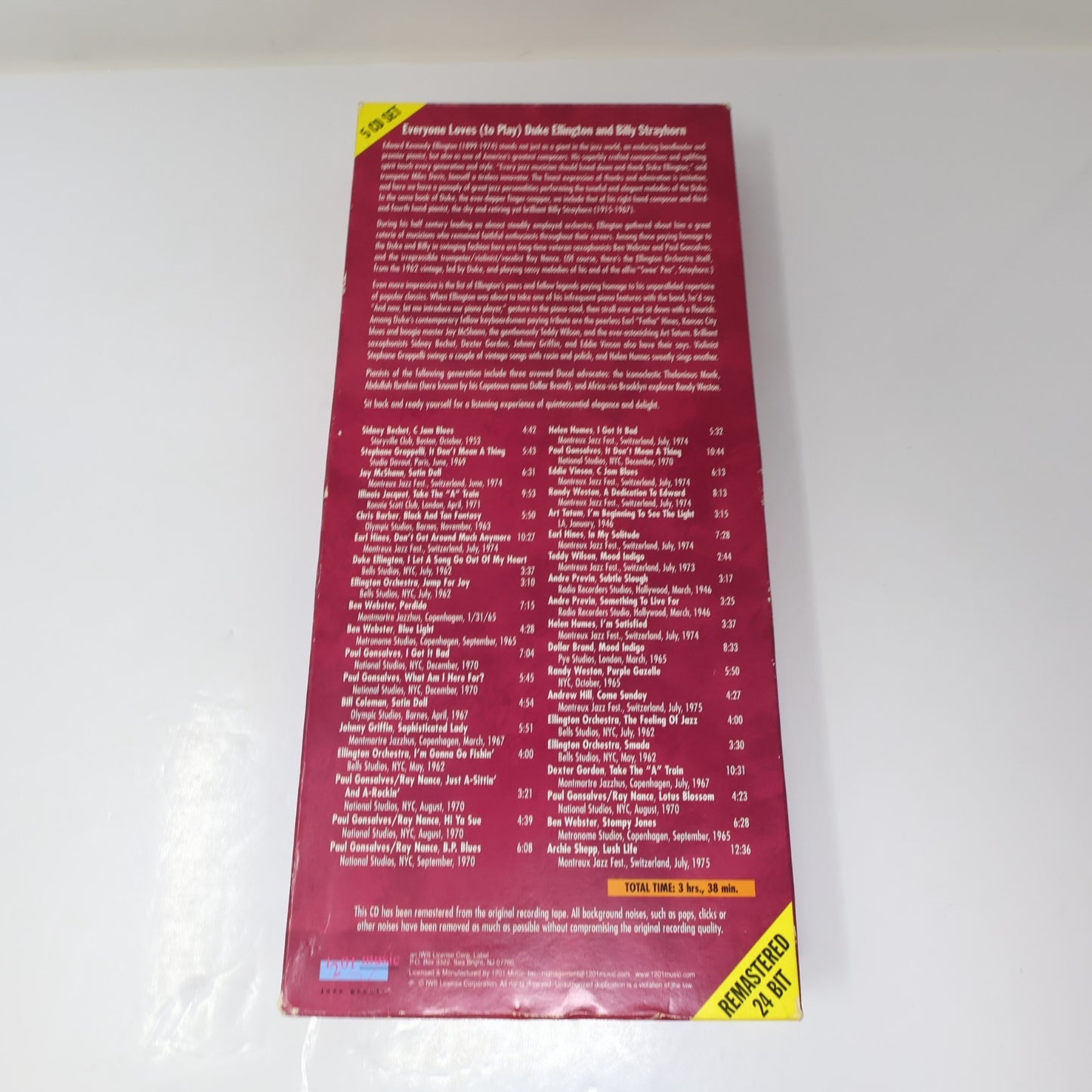 Everybody Loves Duke Ellington Volume 2 Original Jazz Legends 5 CD Set Tested