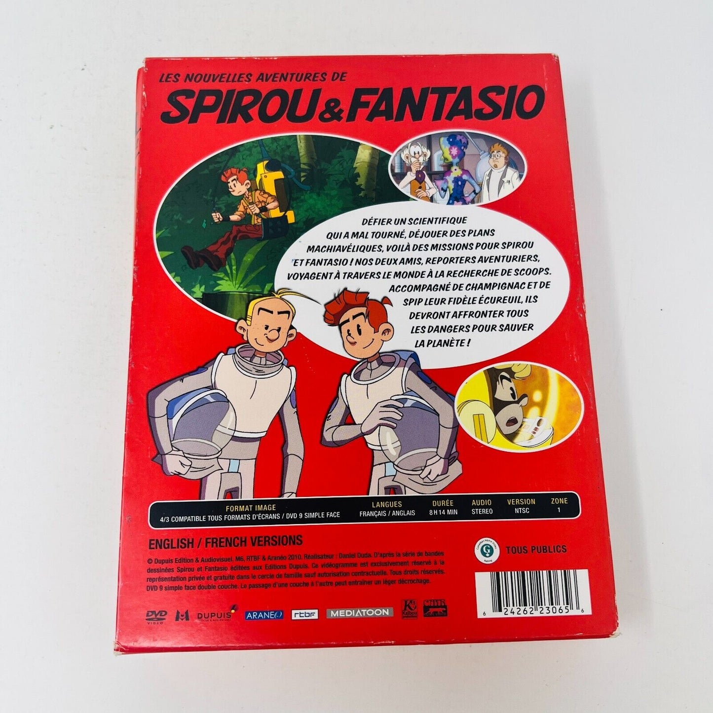 Les Nouvelles Aventures De Spirou & Fantasio Volume 2 Testé DVD NTSC 19 Épisodes