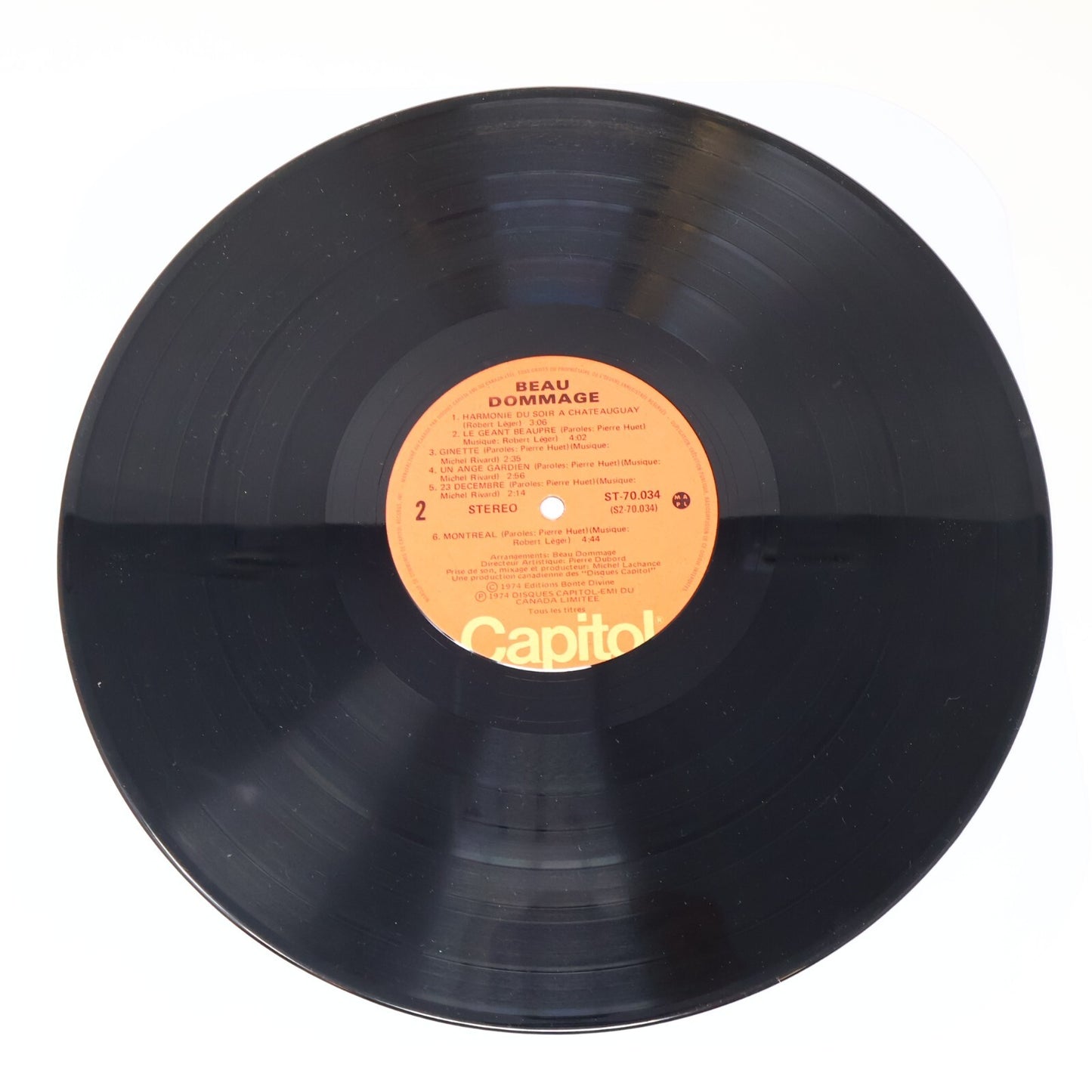 Beau Dommage/Michel Rivard Lot 3 Disques Vinyl Record Ou est Passé la Noce?