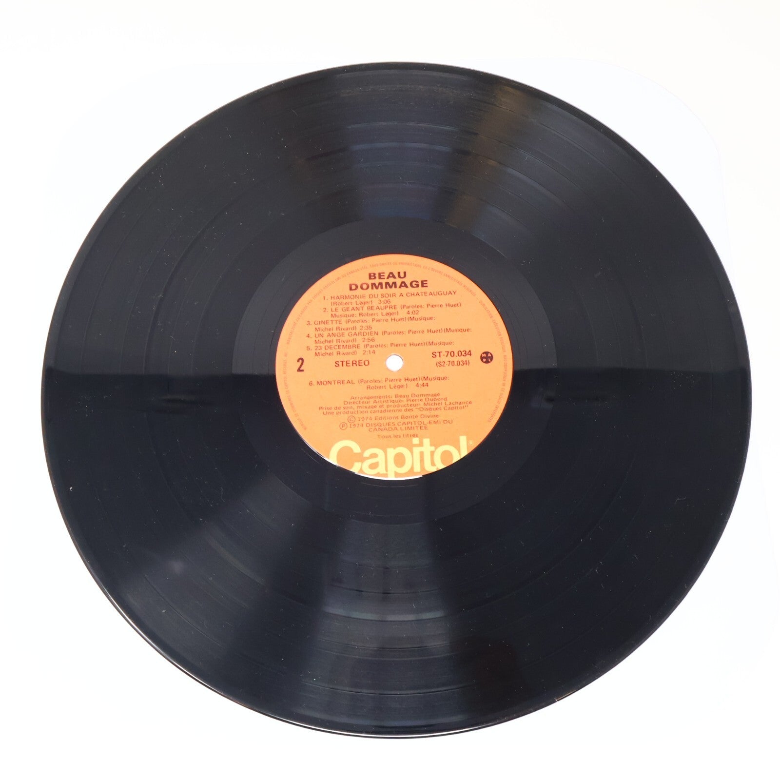 Beau Dommage/Michel Rivard Lot 3 Disques Vinyl Record Ou est Passé la Noce?