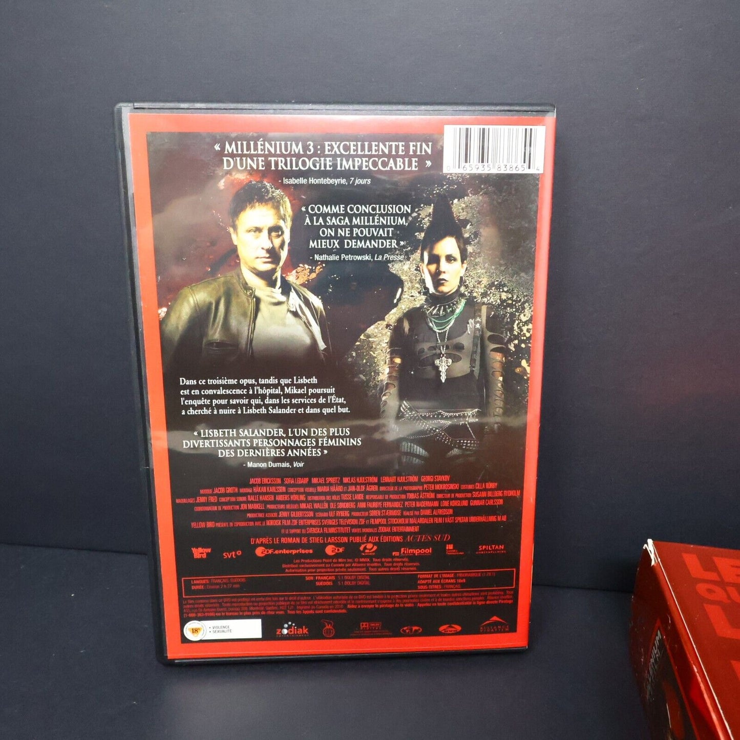 Millénium La Trilogie DVD Testé 2010 3 Films Français/French Noomi Rapace NTSC
