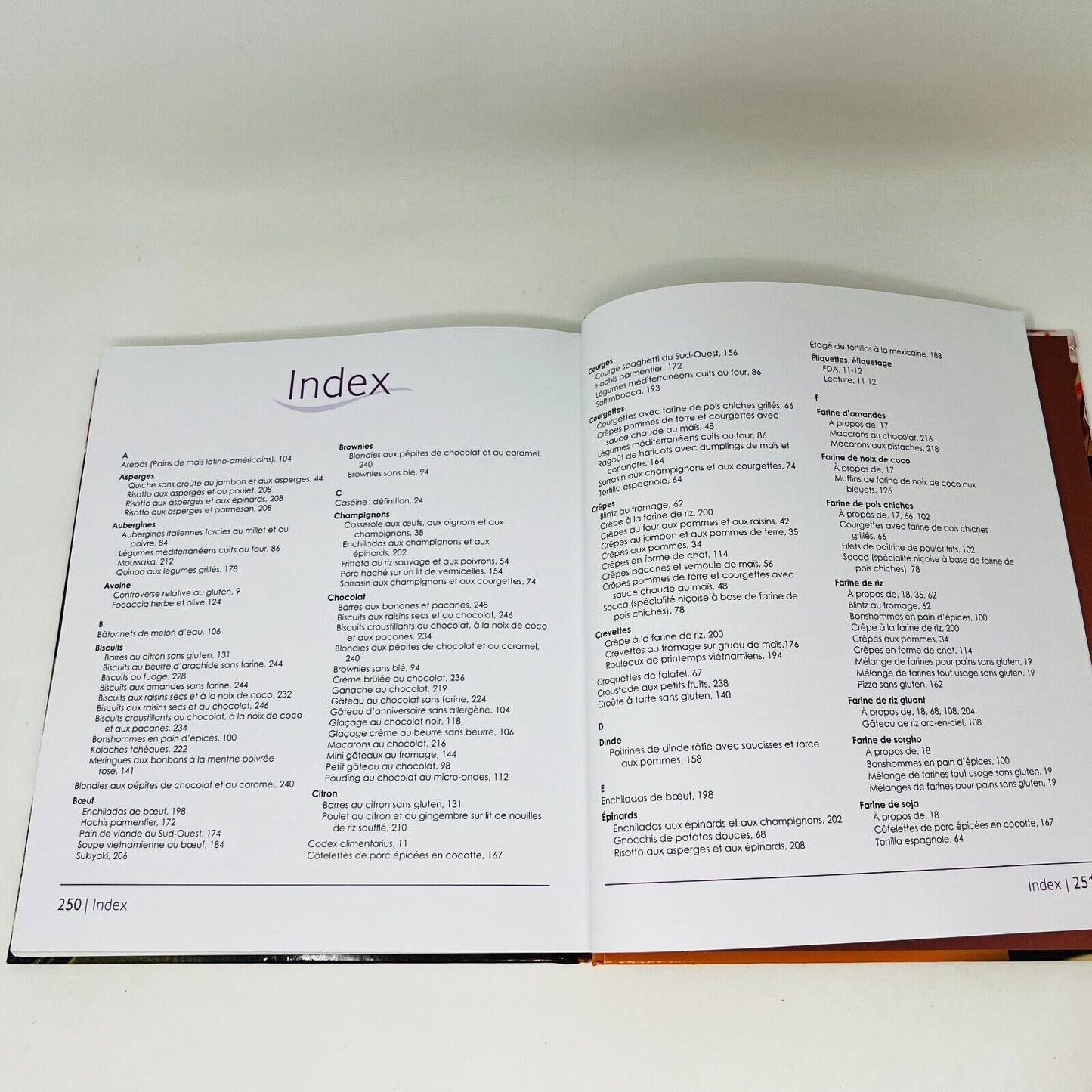 Lot de 2 Livres de Recettes Sans Gluten 21 Jours de Menus/Grand Livre Français