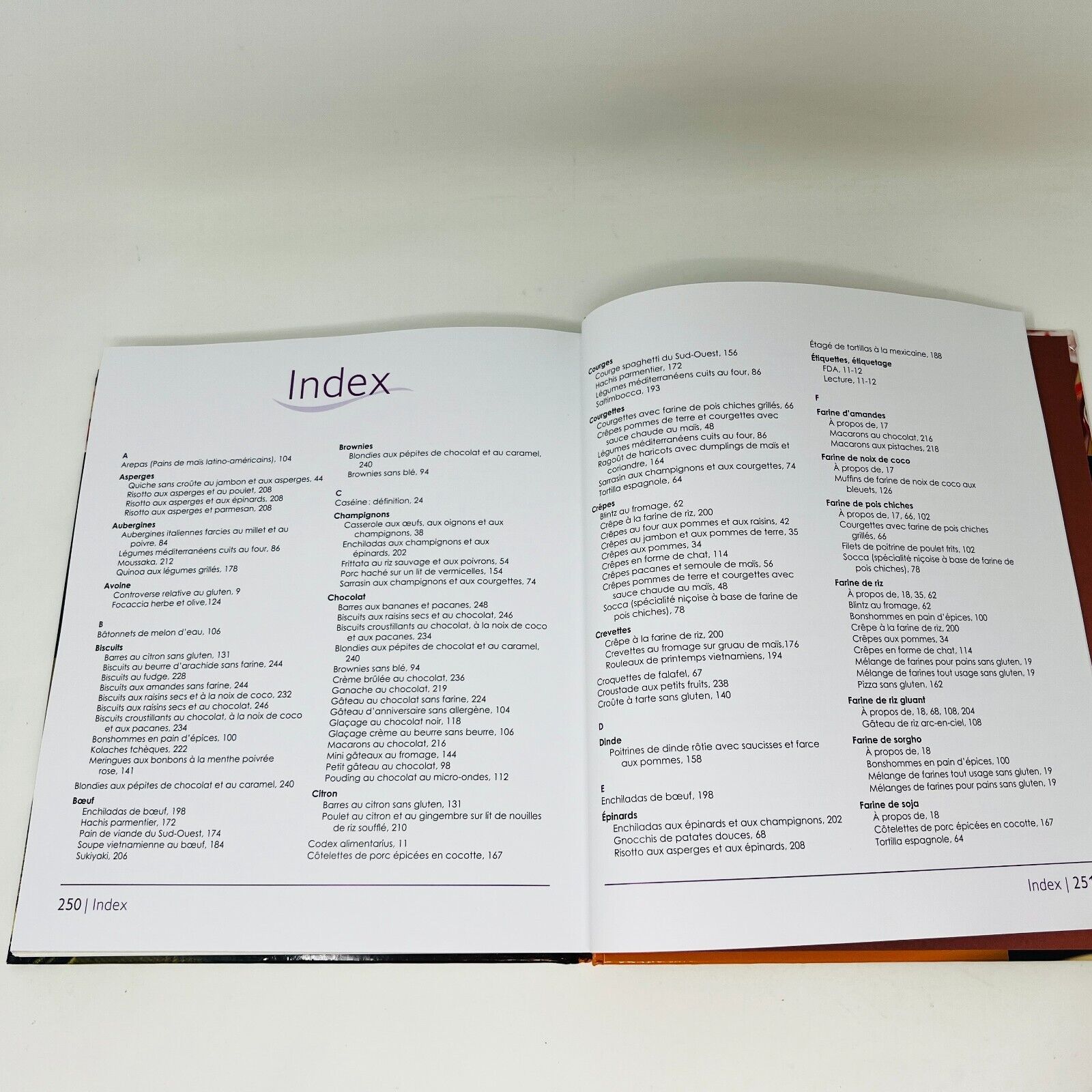 Lot de 2 Livres de Recettes Sans Gluten 21 Jours de Menus/Grand Livre Français