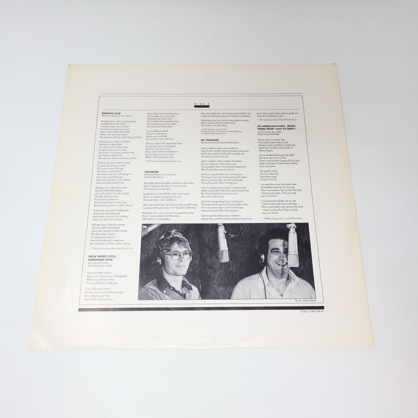 Placido Domingo Perhaps Love + My Life For A Song Lot of 2 LP Records 1980s