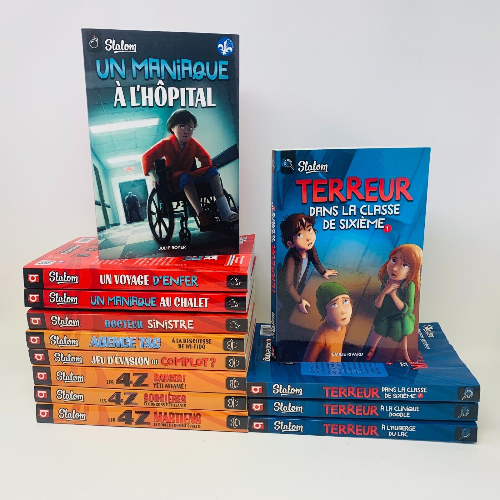 Lot de 13 Livres Slalom Policier/Enquête/Suspense/4Z Enfants 9-12 ans Français