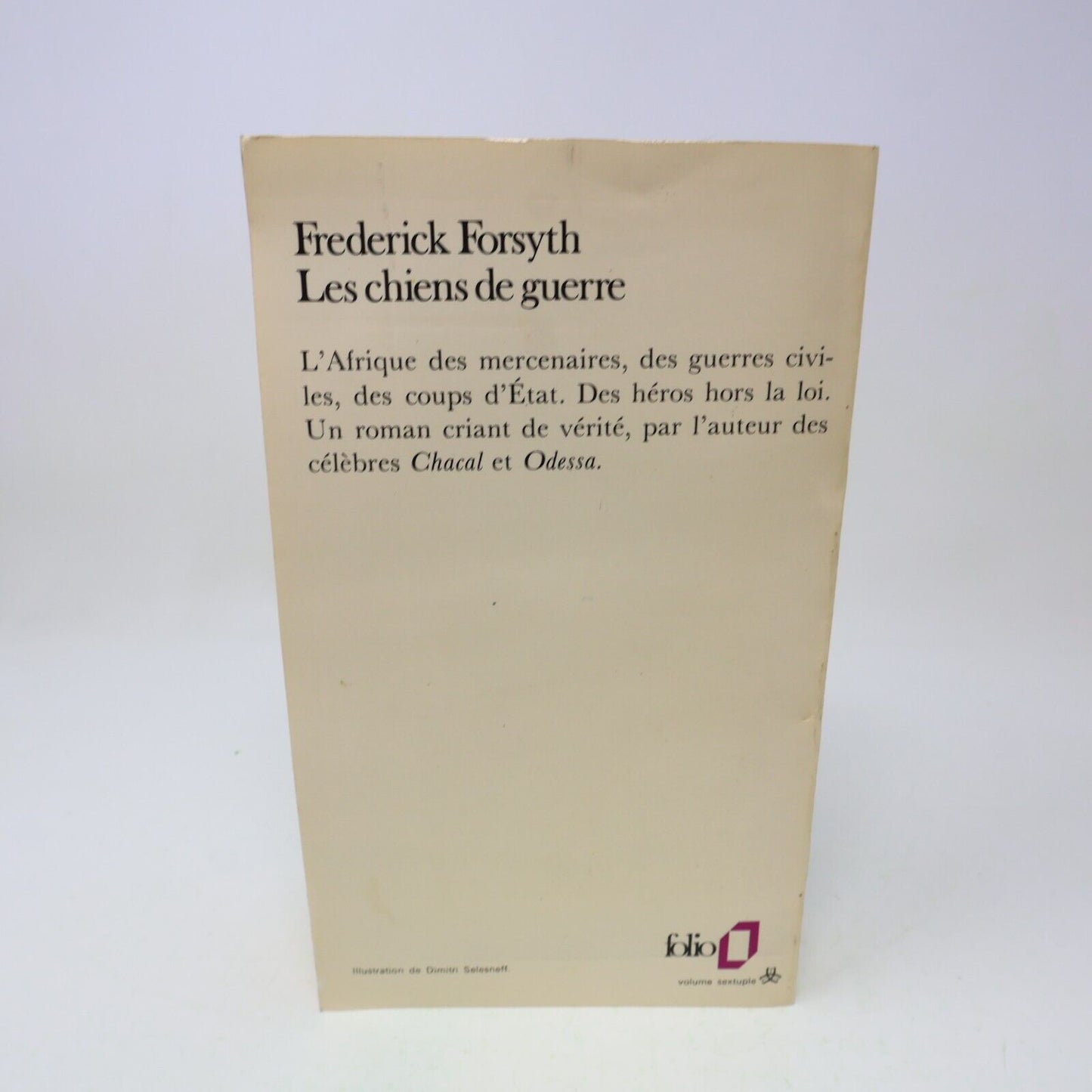 1975 Les Chiens de Guerre Frederick Forsyth Folio Gallimard Français Paperback