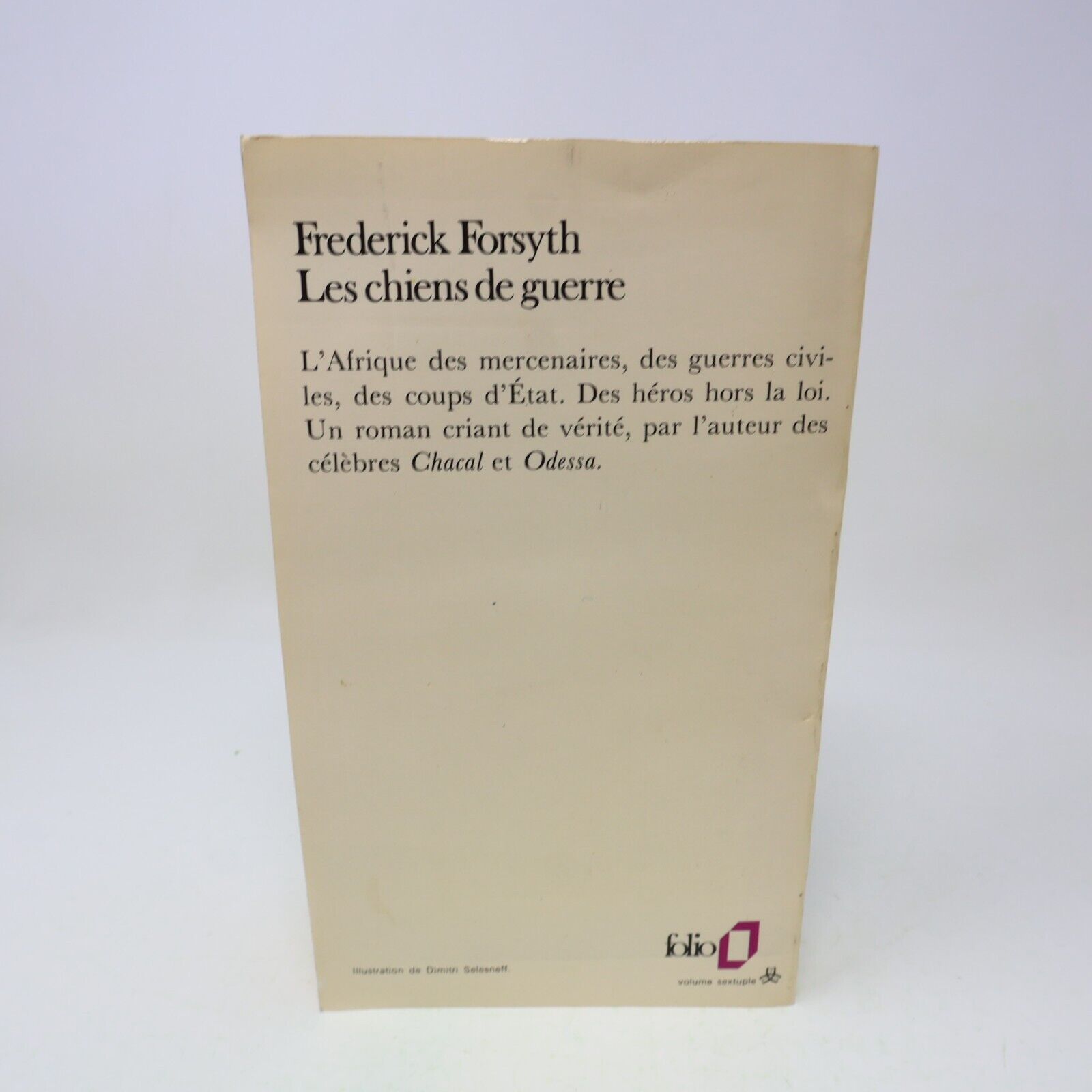 1975 Les Chiens de Guerre Frederick Forsyth Folio Gallimard Français Paperback