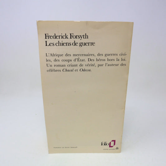 1975 Les Chiens de Guerre Frederick Forsyth Folio Gallimard Français Paperback