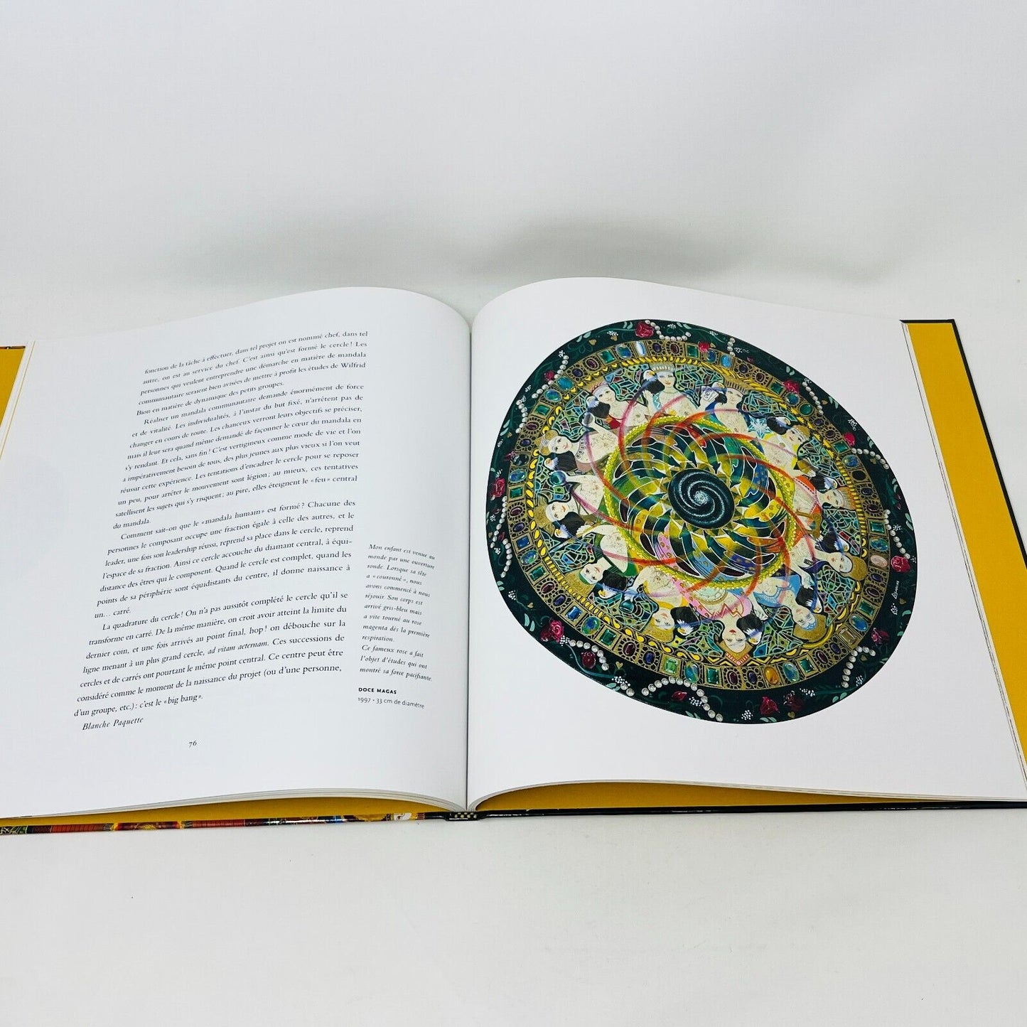 2006 Mandalas Oeuvre de Blanche Paquette Monographie d'Artiste Français Livre HC
