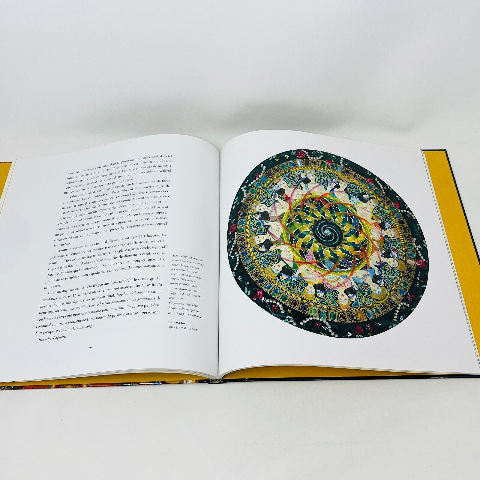 2006 Mandalas Oeuvre de Blanche Paquette Monographie d'Artiste Français Livre HC